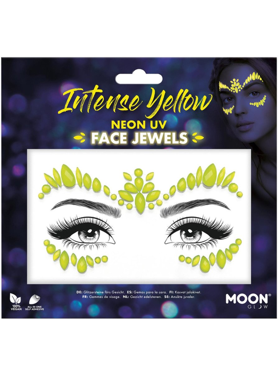 smiffys-makeup-fx-moon-glow-gesichtssteine-gelb image 1