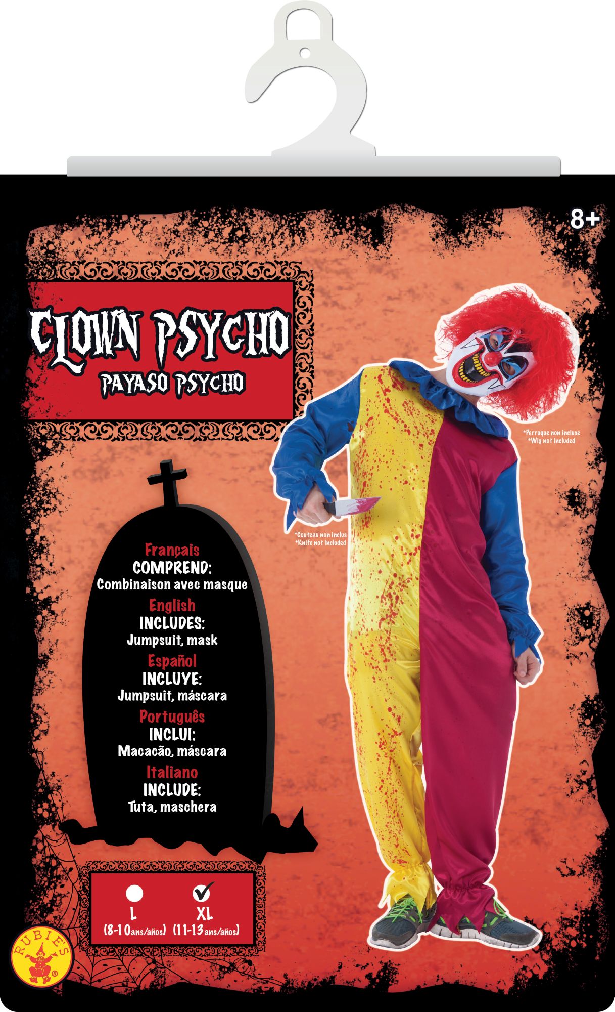 rubies-clown-kost-m-overall-mit-halbmaske-pvc image 2