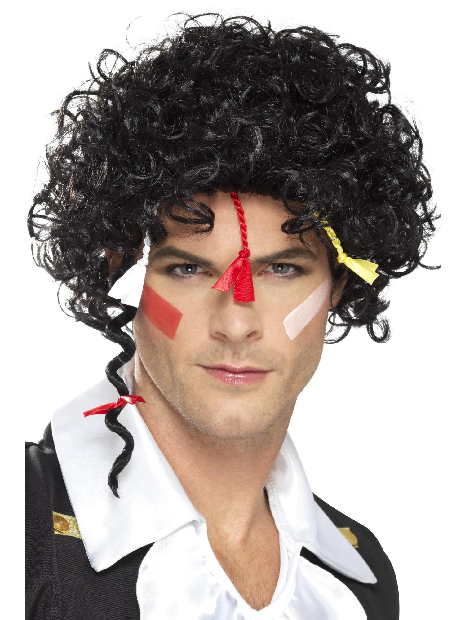 smiffys-fever-80s-new-romantic-per-cke-schwarz-locken image 1