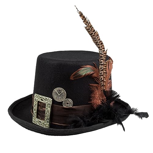 boland-headwear-steampunk-hut-plumepunk-59-cm-schwarz image 8