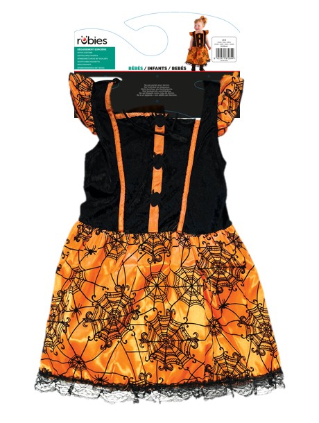 rubies-preschool-hexe-kost-m-kinder-orange image 3