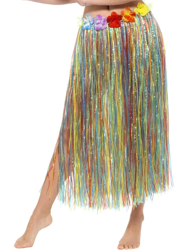 smiffys-fever-hula-rock-bunt-mit-blumen-damen-einheitsgr-e image 1