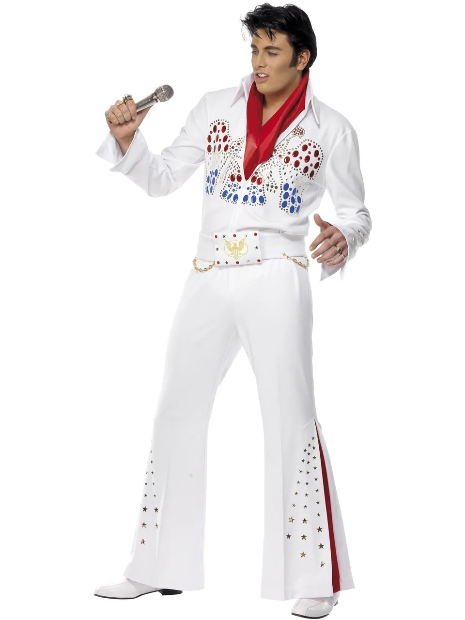 smiffys-fever-elvis-american-eagle-kost-m-wei-herren image 1