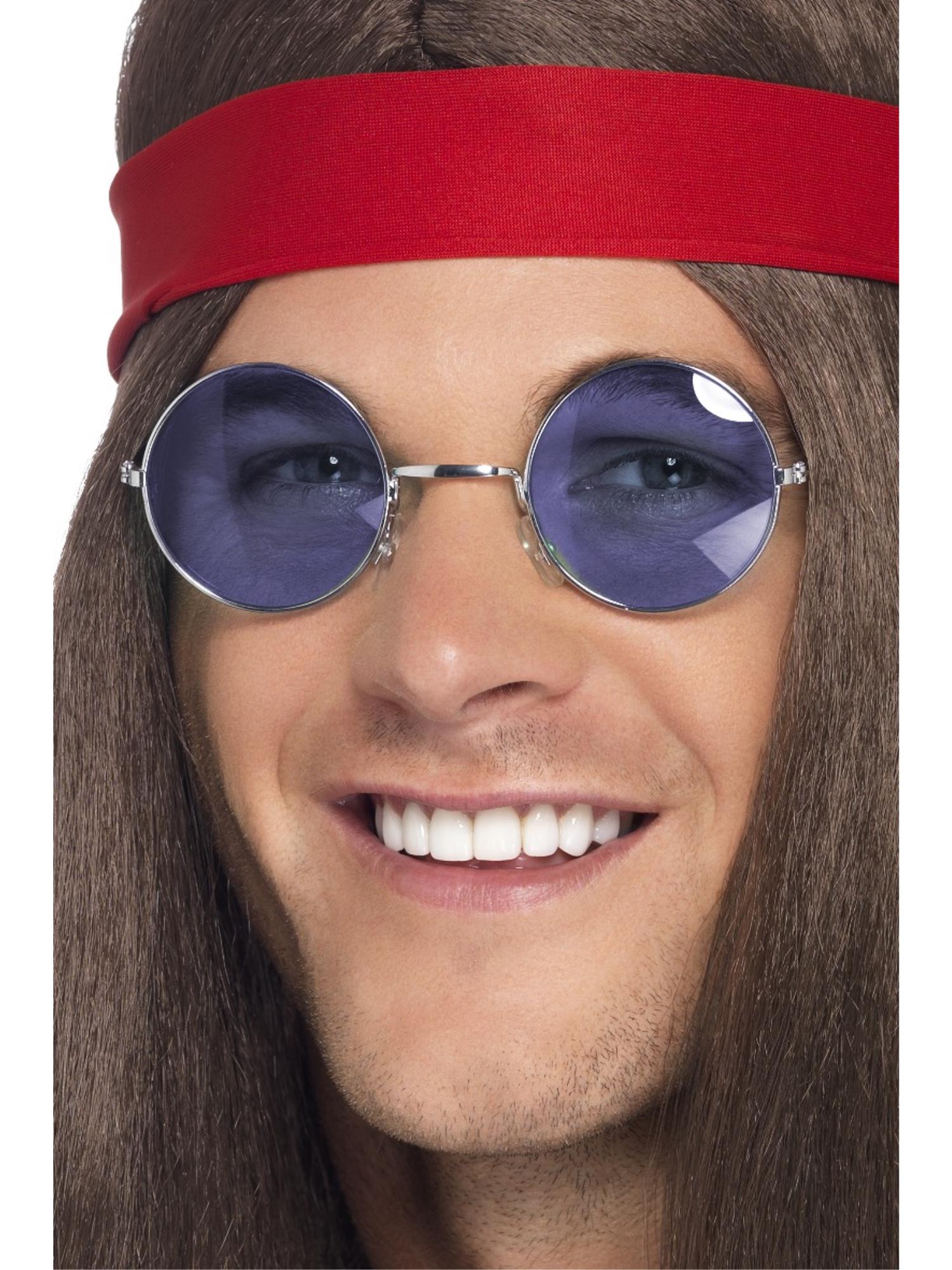 smiffys-fever-seventies-hippie-brille-silber-runde-gl-ser-70er image 3