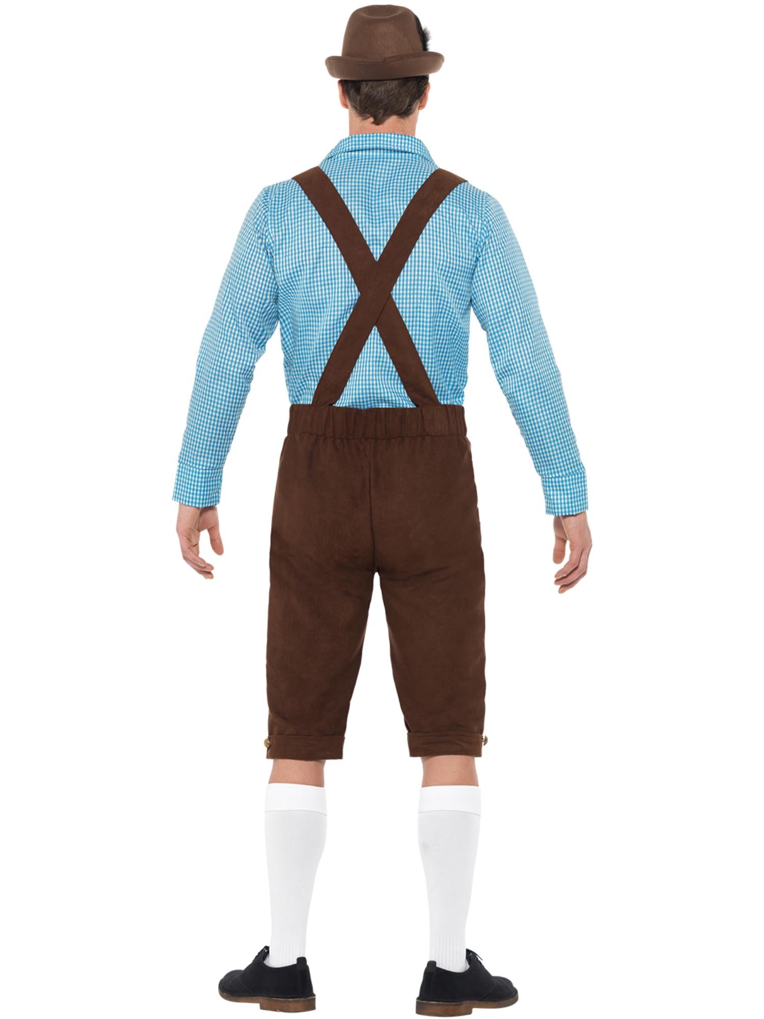 smiffys-fever-beer-fest-kost-m-m-blau-braun-lederhose image 2