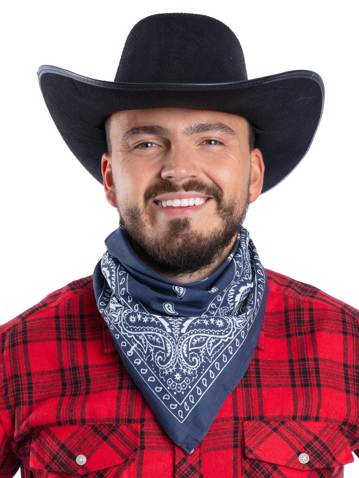 smiffys-fever-cowboy-bandana-blau-halstuch image 3