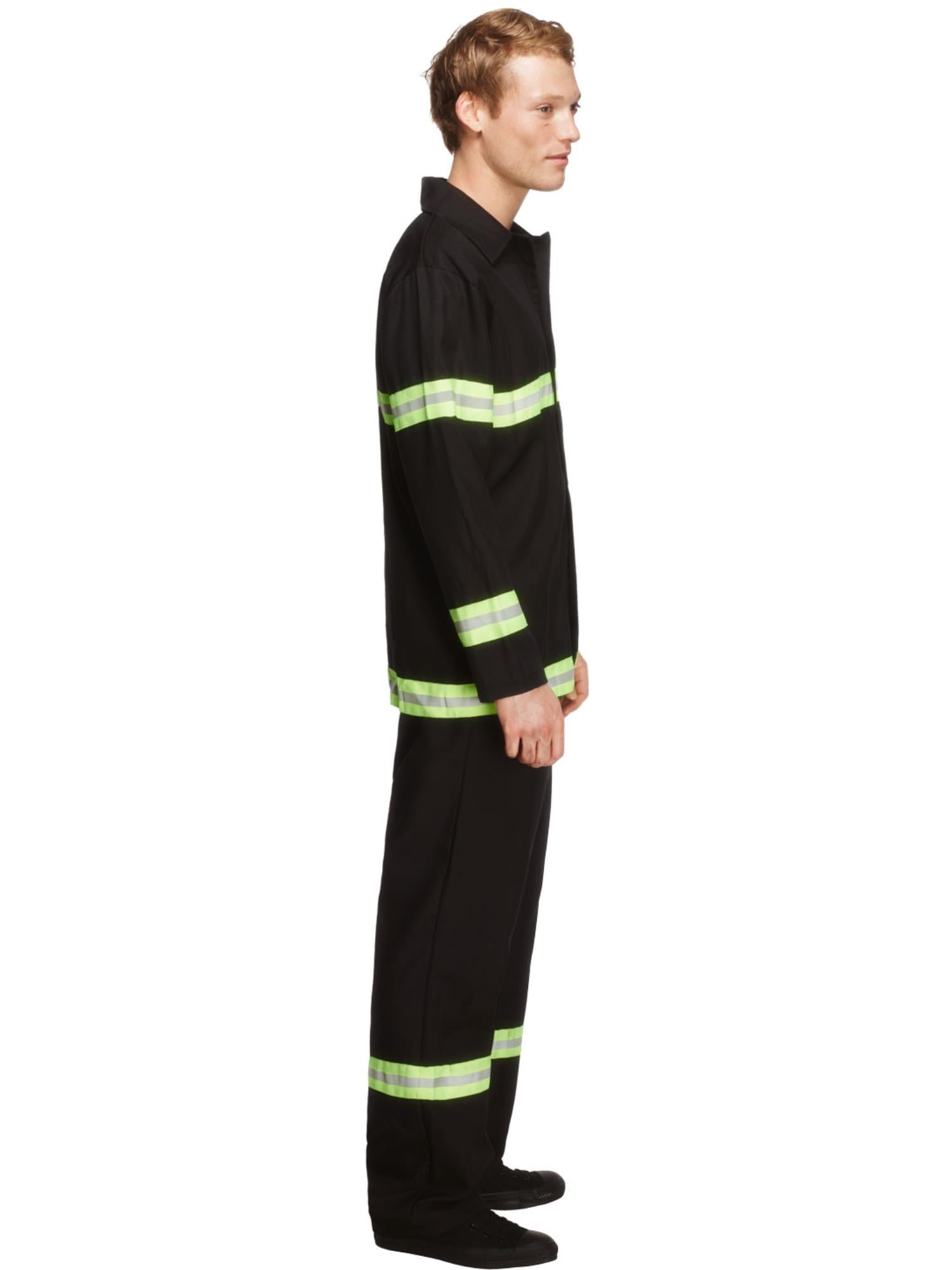 smiffys-fever-fireman-kost-m-herren-schwarz-m image 2
