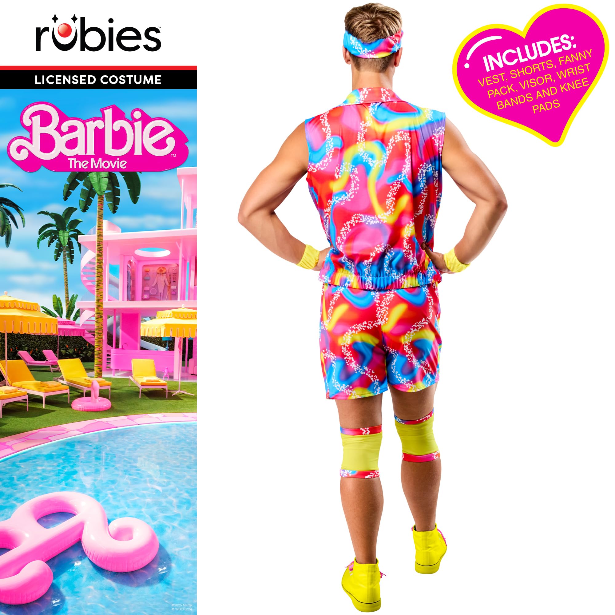 rubie-s-deluxe-barbie-rollerskate-ken-kost-m-m-f-r-erwachsene image 2