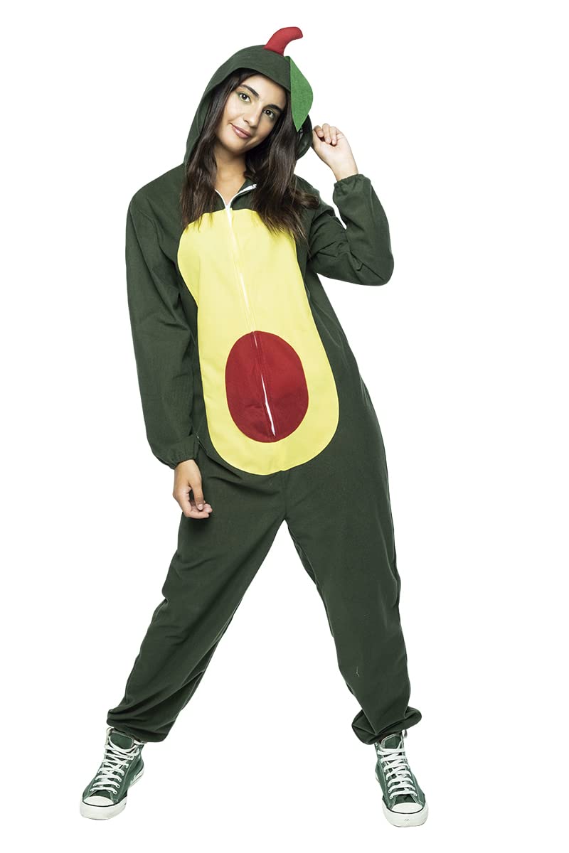 rubie-s-deluxe-avocado-kost-m-erwachsene-jumpsuit image 1