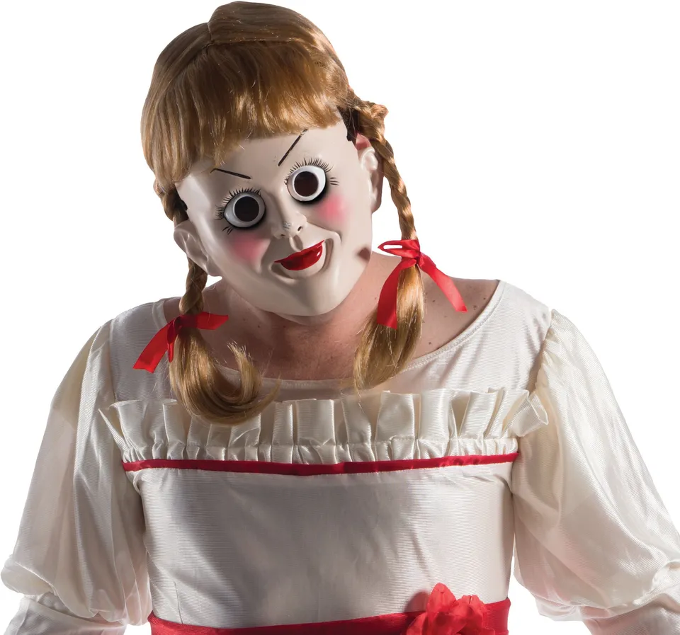 rubies-annabelle-maske-mit-per-cke-z-pfe-erwachsene image 1