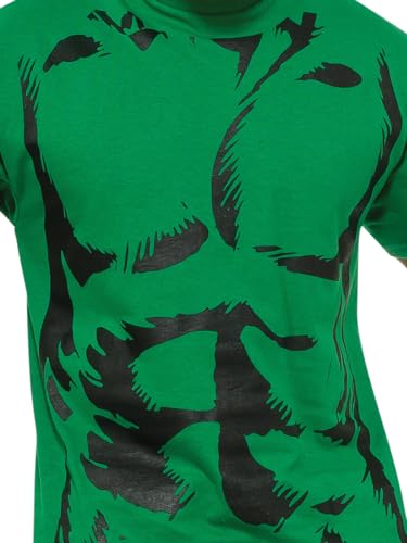 rubie-s-deluxe-hulk-kost-m-gr-n-schwarz-l-superheld image 8