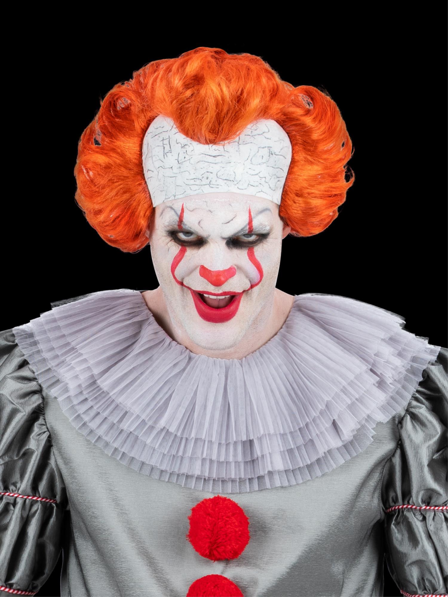 smiffys-fever-it-pennywise-per-cke-orange-mit-glatze image 4