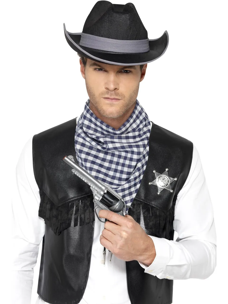 smiffys-fever-western-kit-cowboy-kost-m-m-l-4-teilig image 1