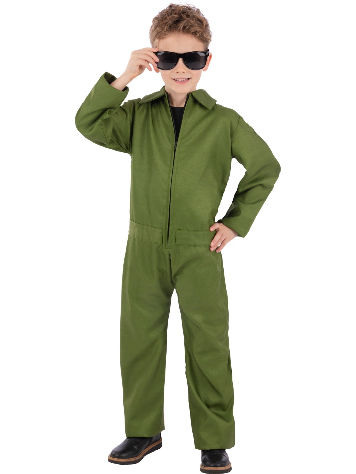 smiffys-fever-boiler-suit-kost-m-gr-n-kinder-4-14-jahre image 4