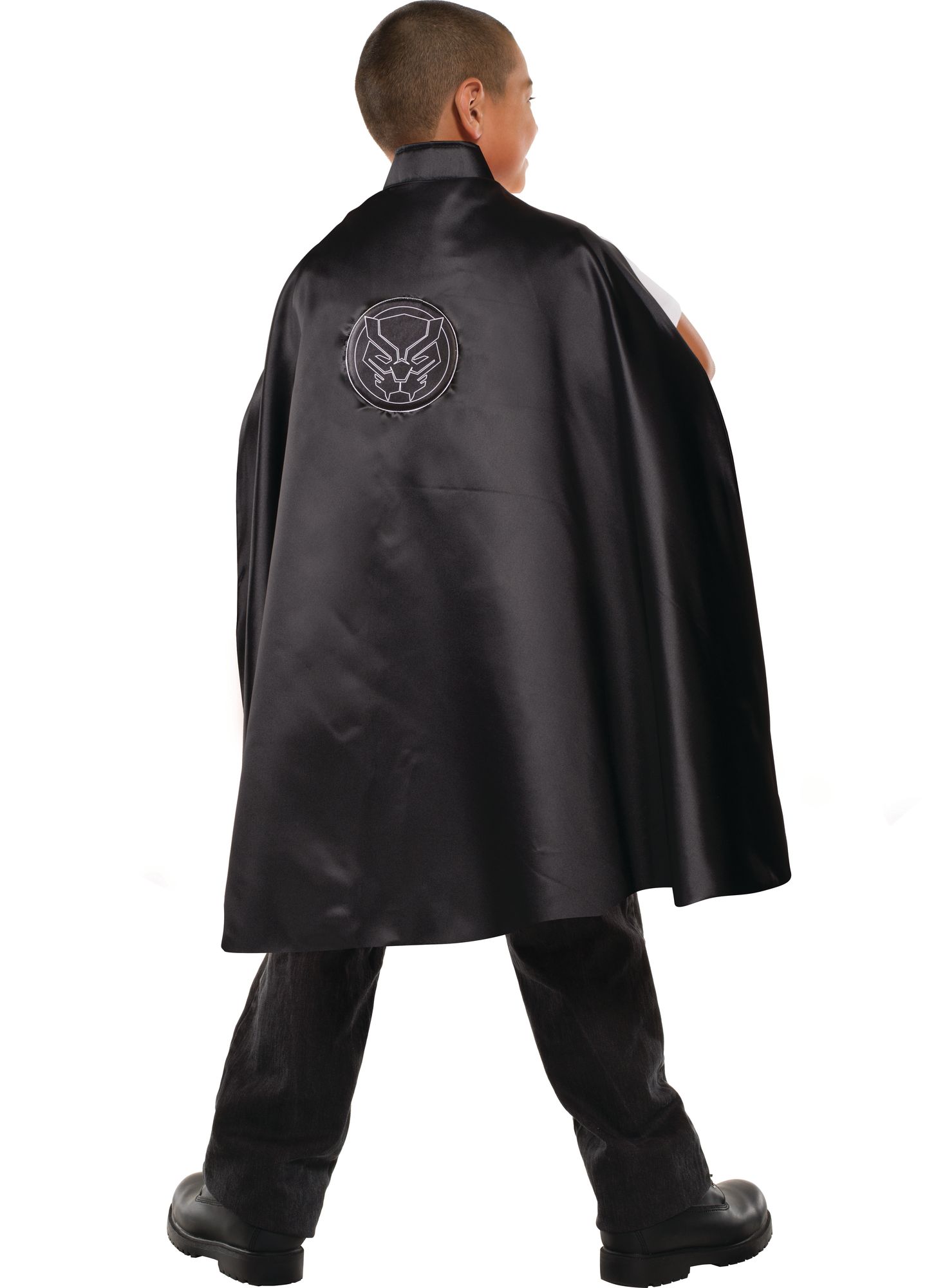rubies-black-panther-cape-kost-m-schwarz-satin image 1