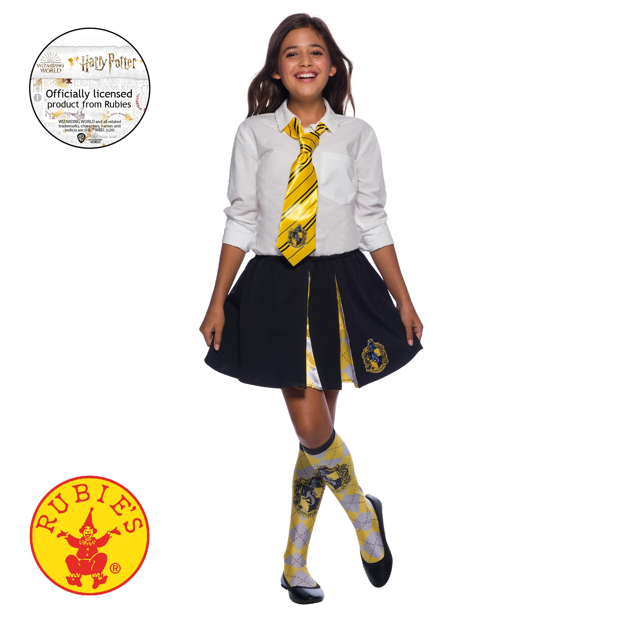 rubie-s-deluxe-hufflepuff-krawatte-kost-mzubeh-r-einheitsgr-e image 2