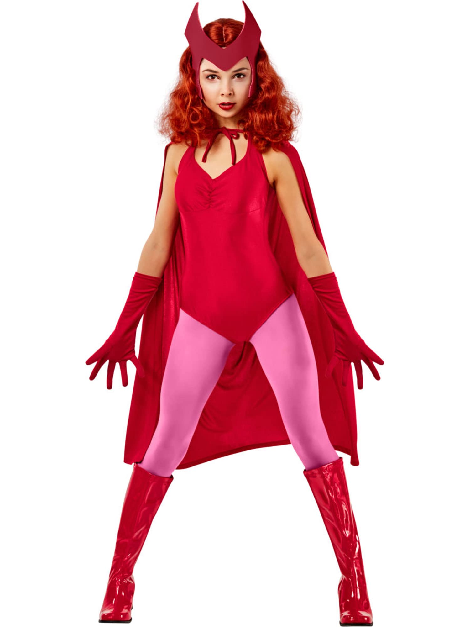 rubie-s-deluxe-wanda-damenkost-m-s-rot-marvel image 1