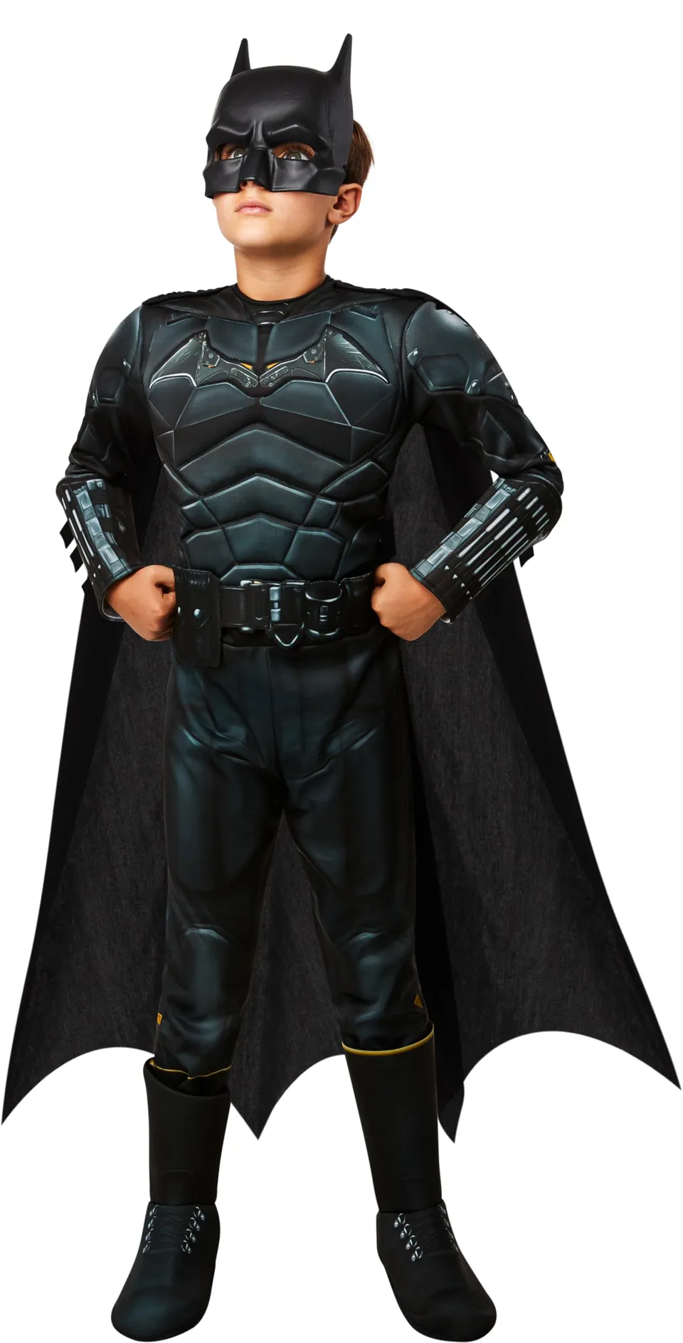 rubies-deluxe-the-batman-movie-kinderkost-m-jungen-mit-umhang image 1