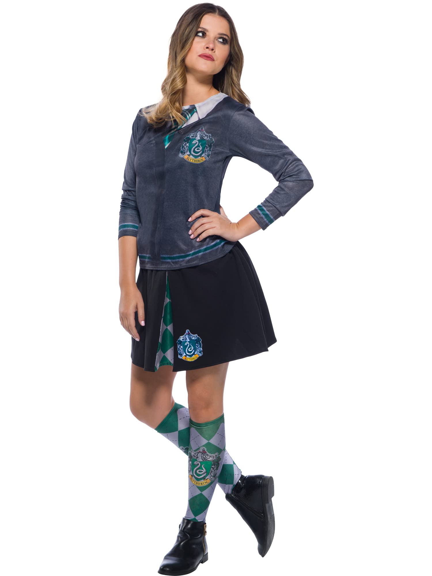 rubies-deluxe-slytherin-kostuemoberteil-damen-m-harry-potter image 1
