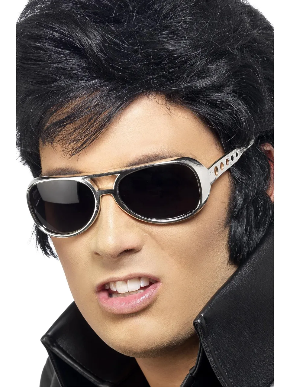 smiffys-fever-elvis-brille-silber-rock-n-roll-kost-mbrille image 1