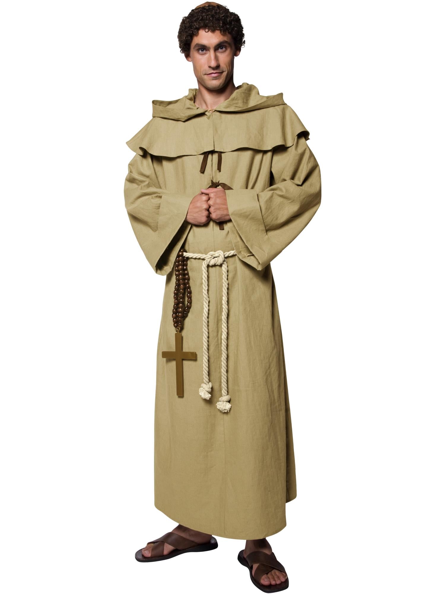 smiffys-fever-friar-tuck-m-nchskost-m-braun-herren image 3