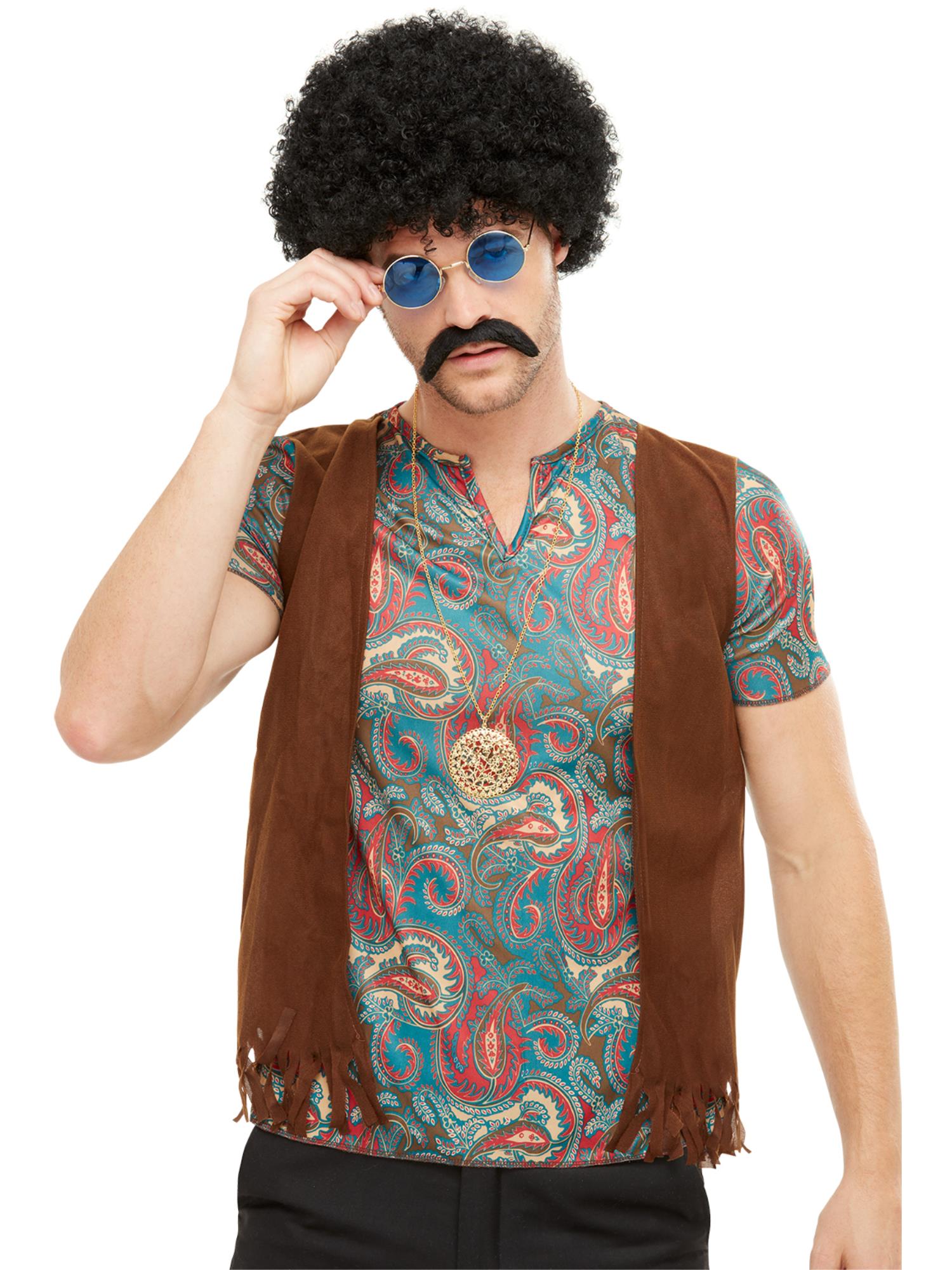 smiffys-fever-hippie-instant-kit-bunt-mit-per-cke image 1