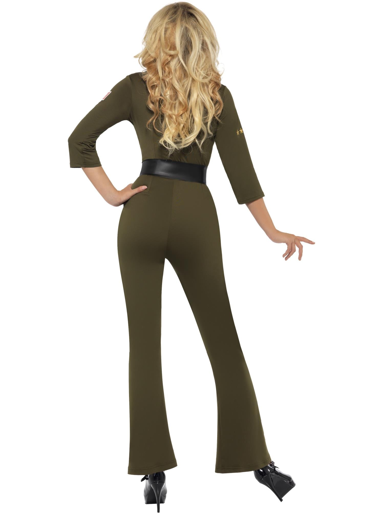 smiffys-fever-top-gun-aviator-kost-m-damen-gr-n-s image 2