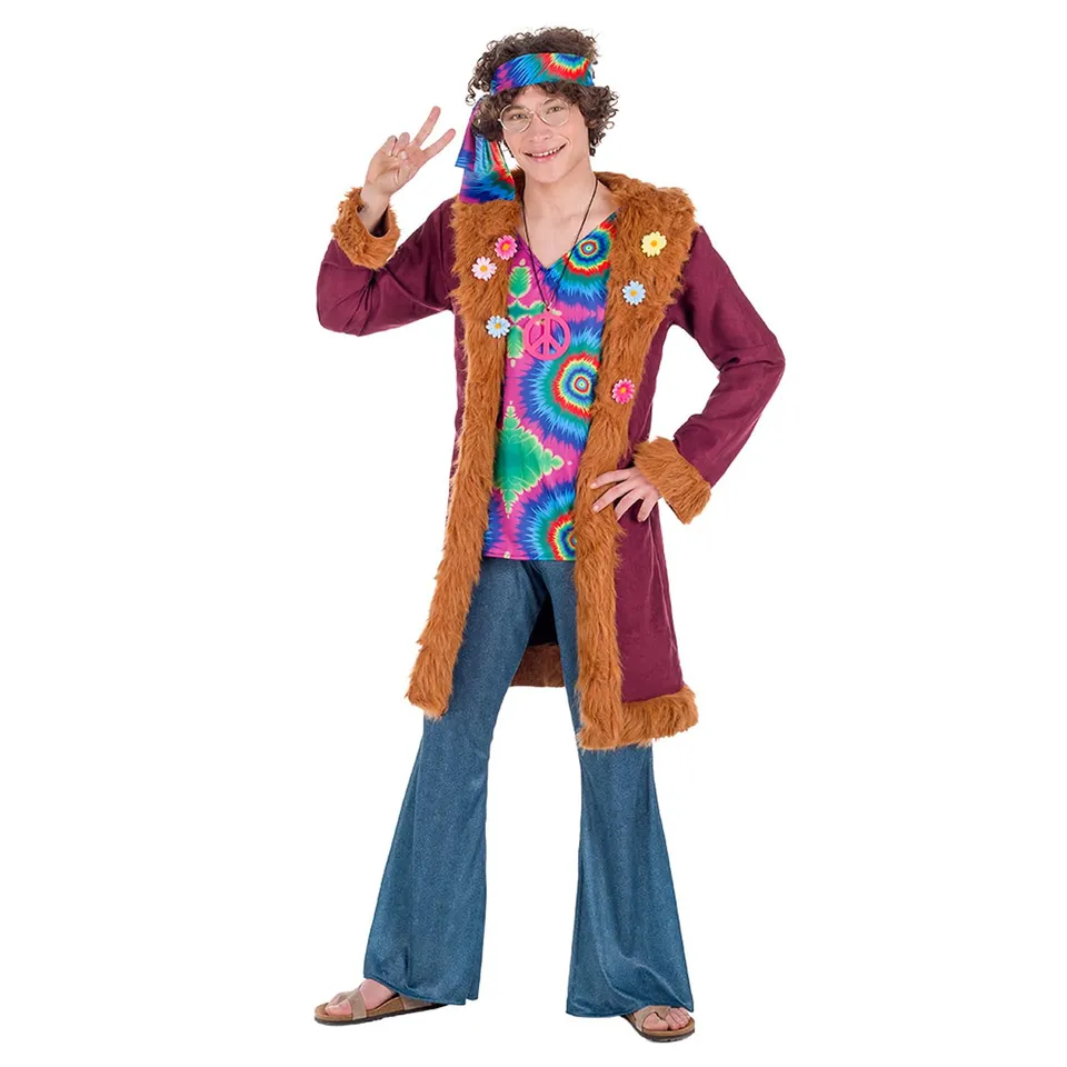 boland-mojo-hippie-kost-m-herren-m-l-flower-power image 1