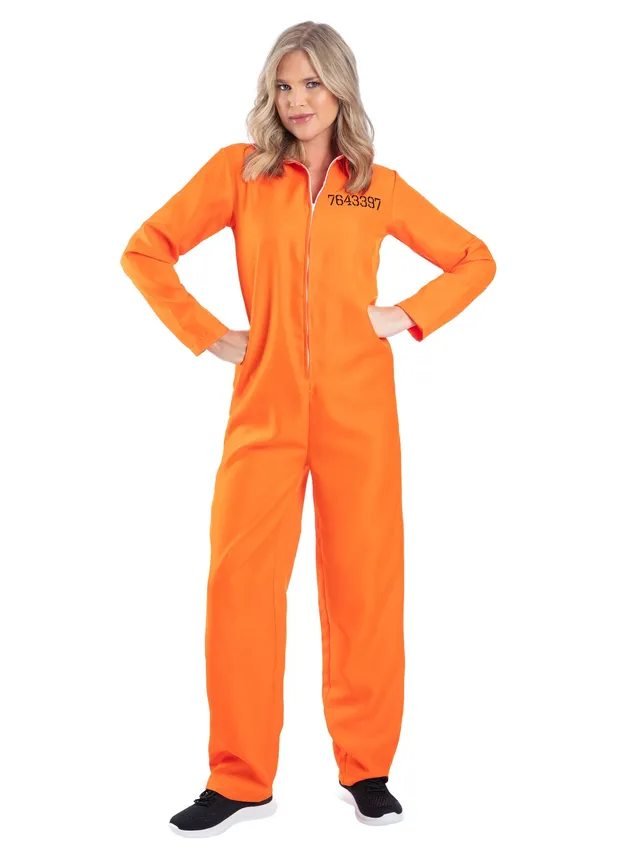 smiffys-fever-str-fling-kost-m-damen-orange-overall-m image 1