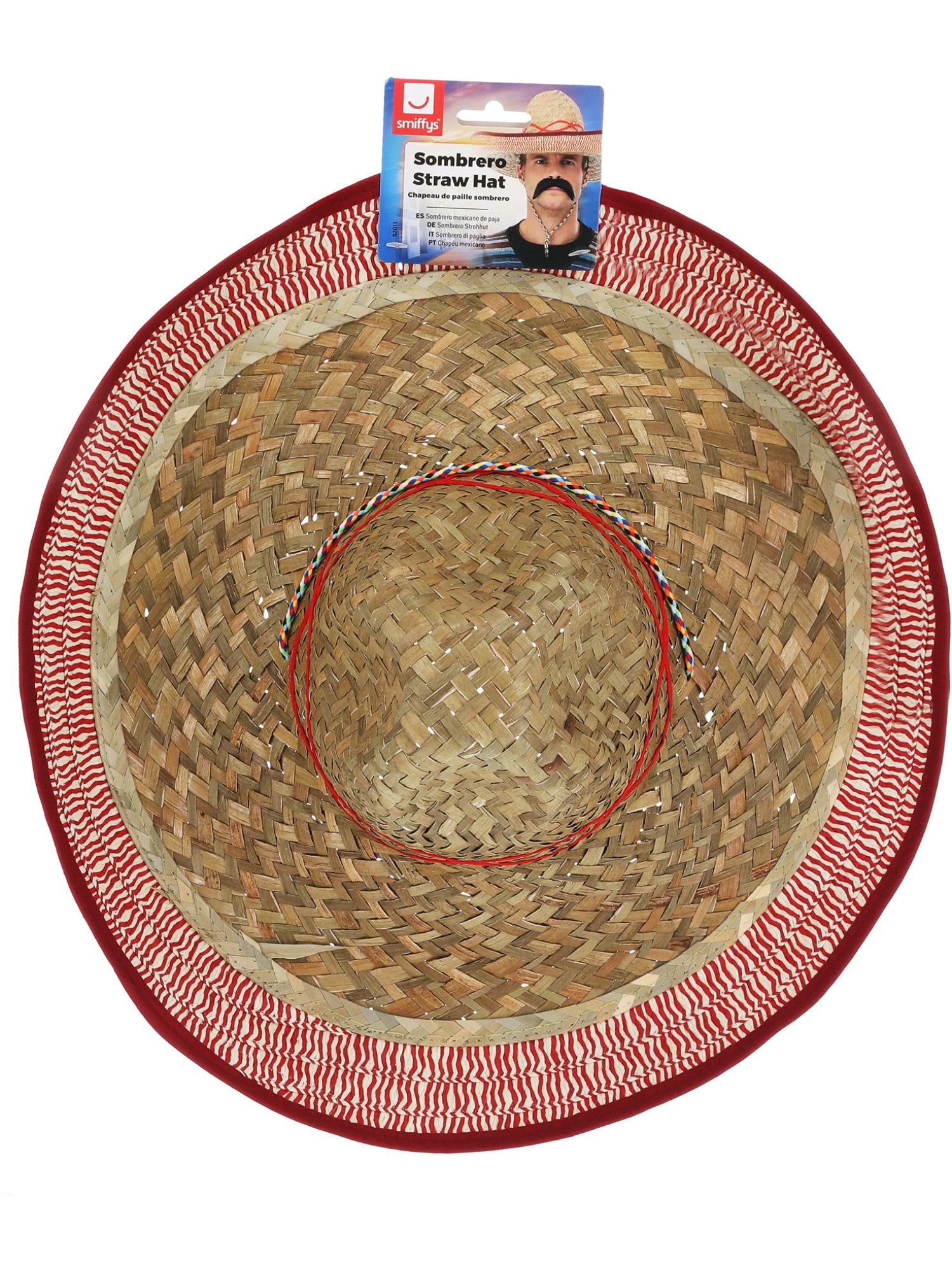 smiffys-fever-sombrero-strohhut-braun-einheitsgr-e image 2