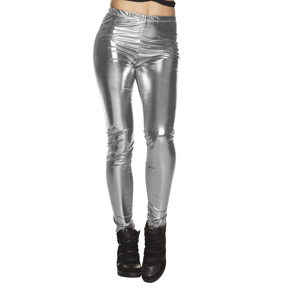 boland-glance-leggings-silber-gl-nzend-damen-gr-m image 1