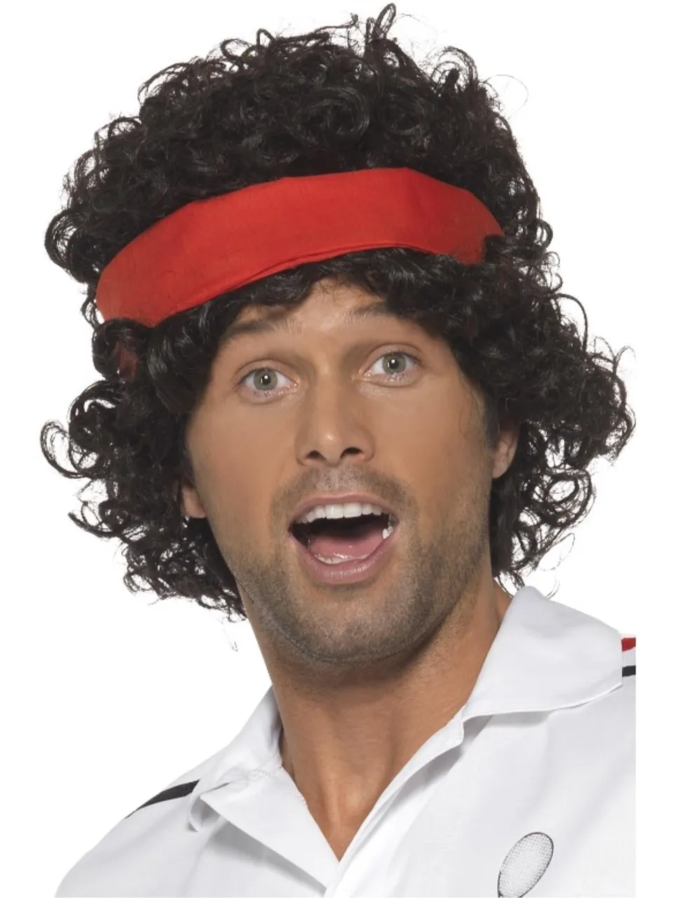 smiffys-fever-80er-tennis-per-cke-braun-stirnband image 1
