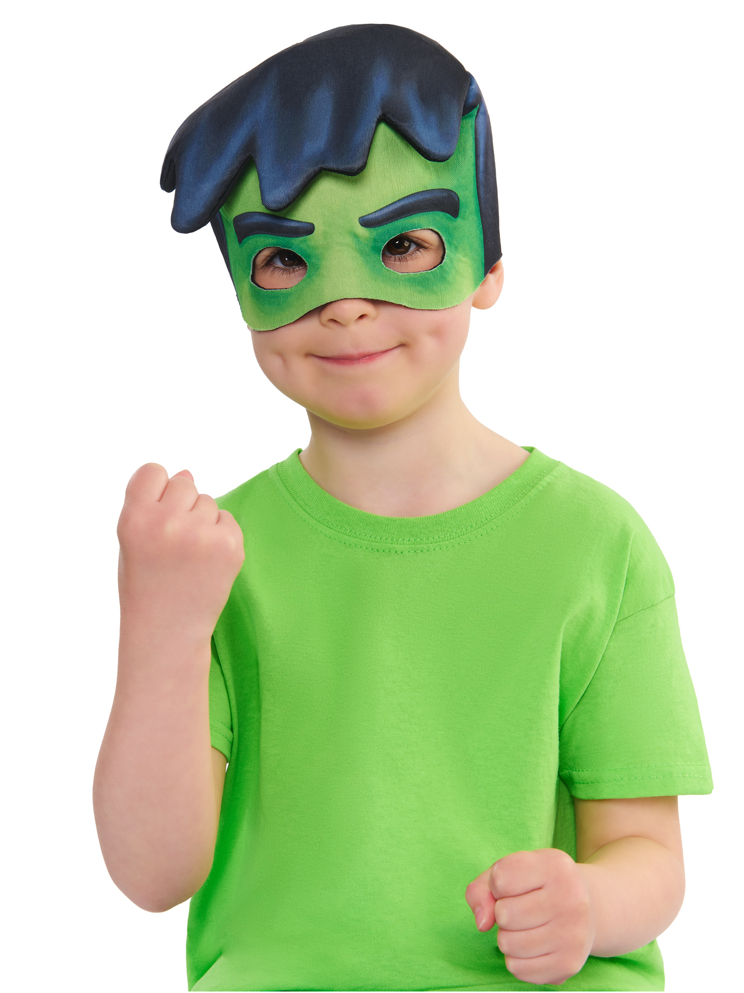 rubies-hulk-maske-kinder-preschool-gr-ne-gesichtsmaske image 3