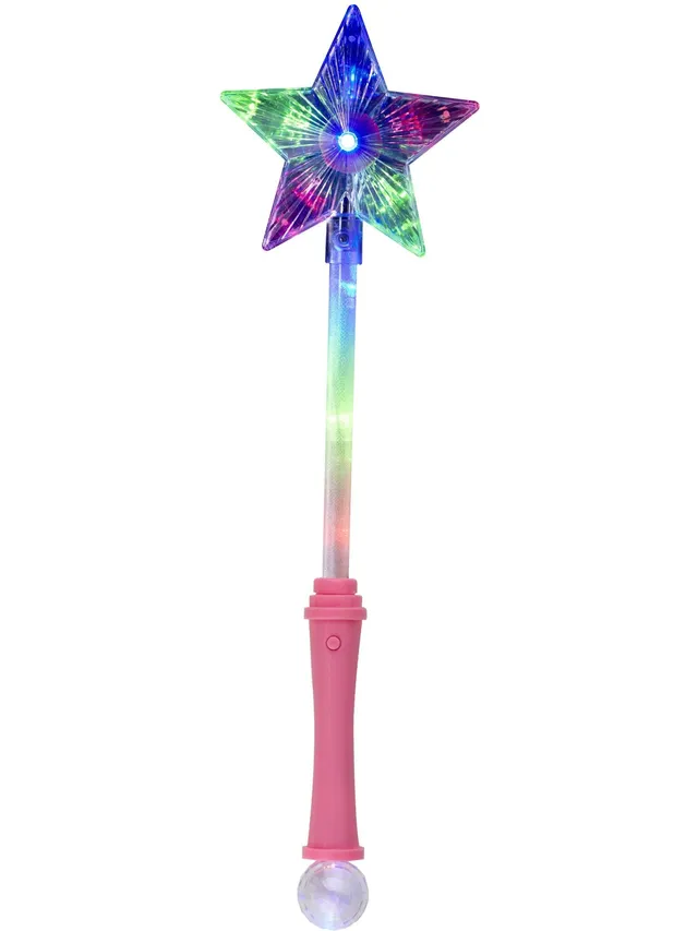 smiffys-time4fun-stern-zauberstab-pink-mit-licht image 1