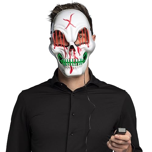 boland-led-maske-mit-licht-horrormaske-karneval-halloween image 7