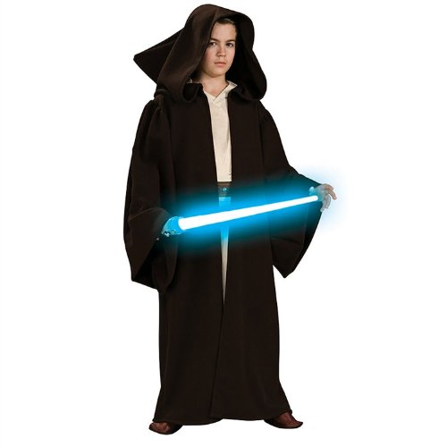 rubie-s-deluxe-jedi-kost-m-kinder-braun-tunika-5-7-jahre image 3