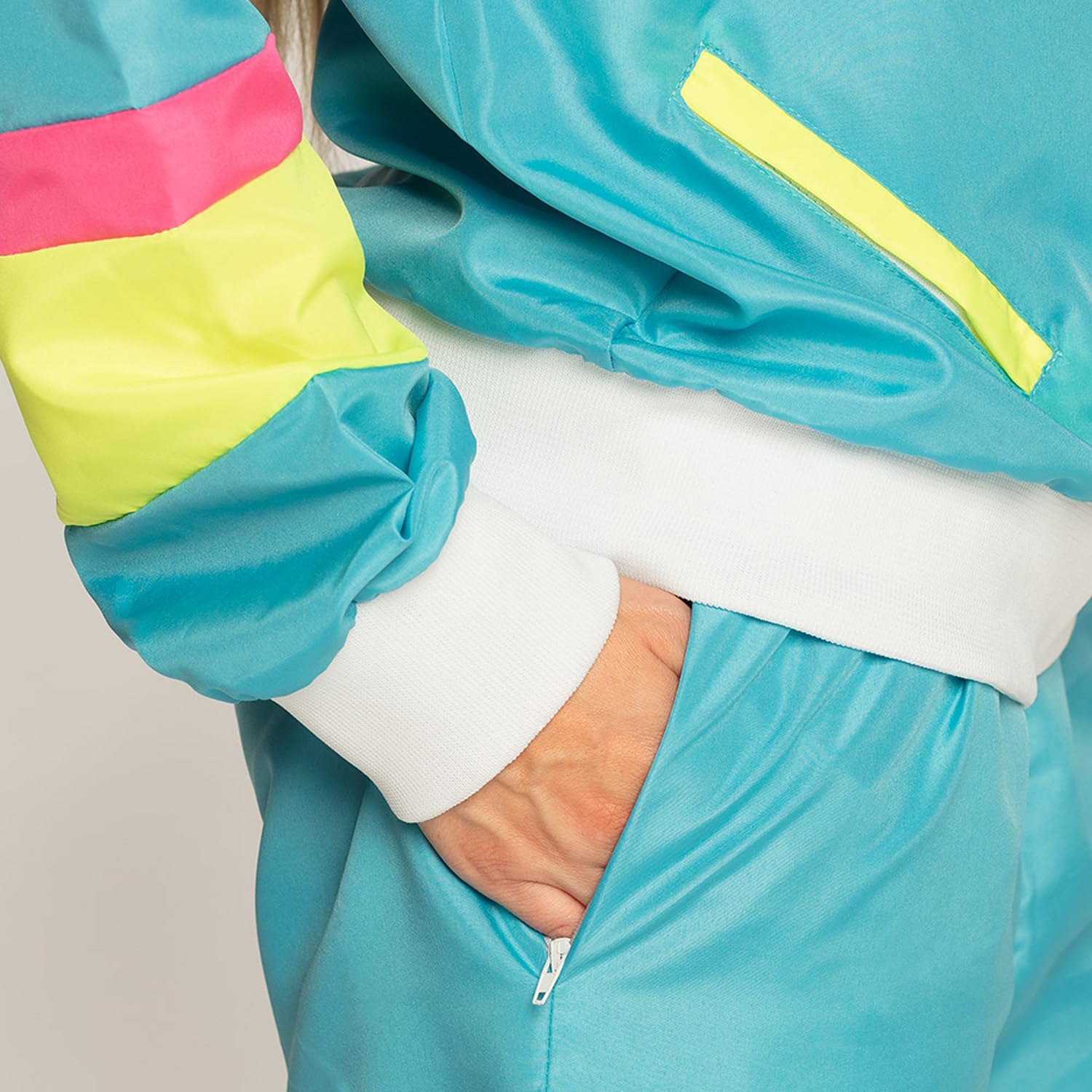 boland-retro-trainingsanzug-80er-kost-m-gr-l-pink-gelb image 7