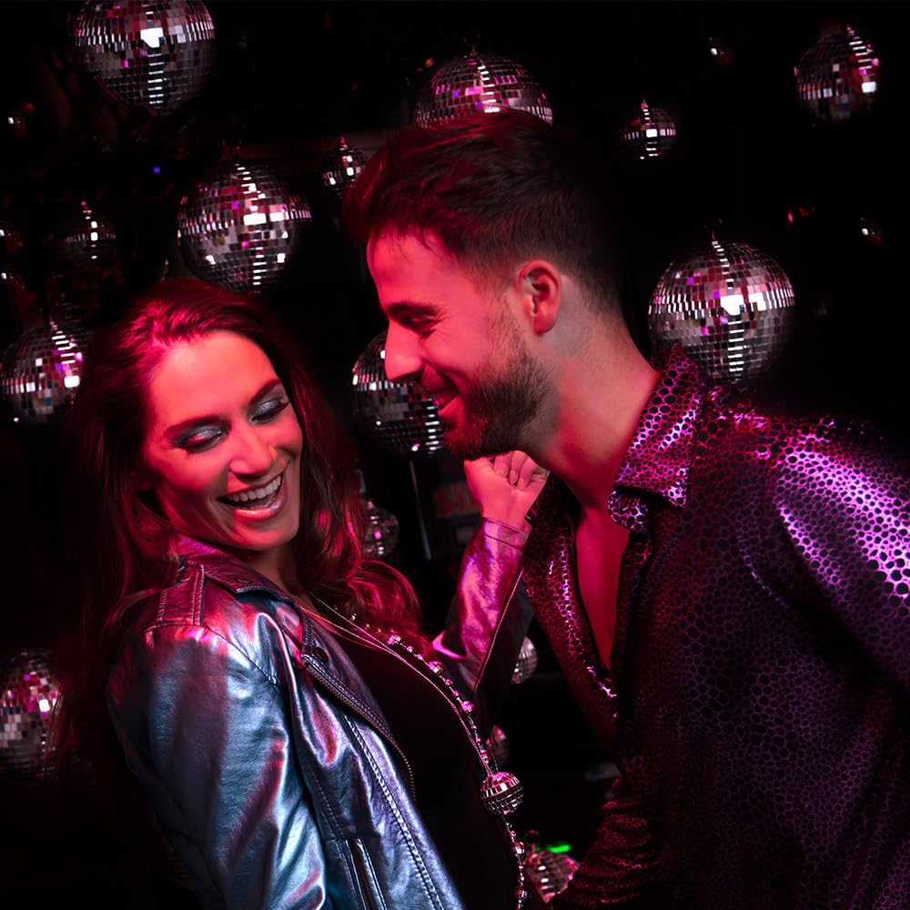 boland-discokugel-silber-20-cm-disco-fever-h-ngedeko-party image 2