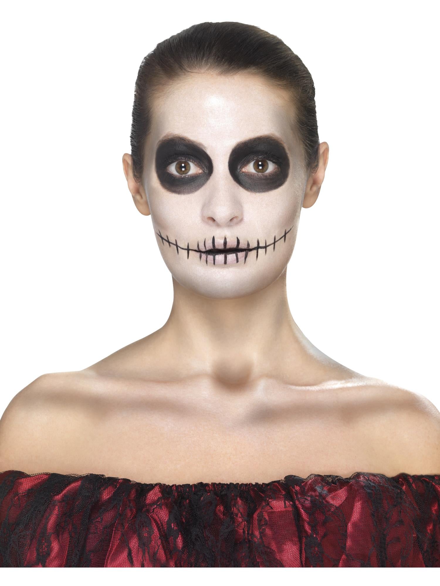 smiffys-makeup-fx-day-of-the-dead-schminkset-rot-schwarz-tattoo image 4