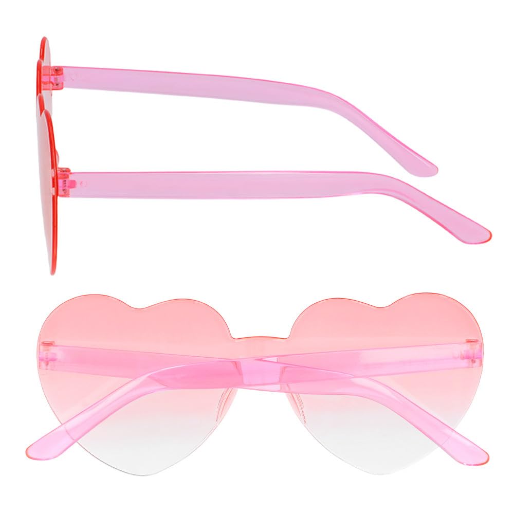 boland-love-peace-partybrille-6er-set-rot-hippie-fasching image 3