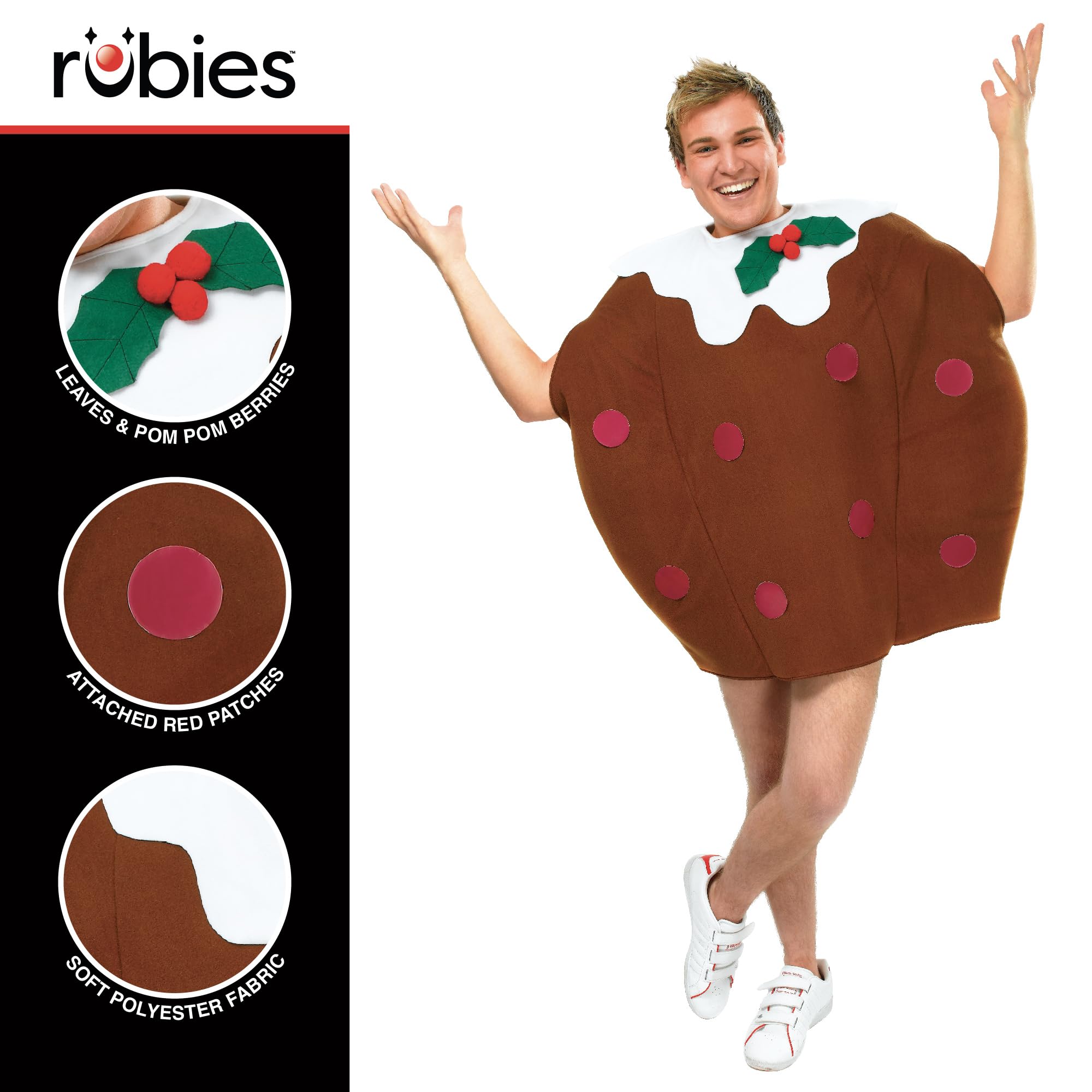 rubie-s-deluxe-weihnachtspudding-kost-m-ac905-braun-einteiler image 3