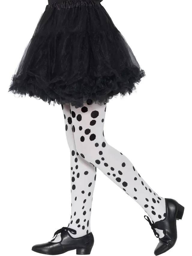 smiffys-fever-dalmatiner-strumpfhose-kinder-wei image 1