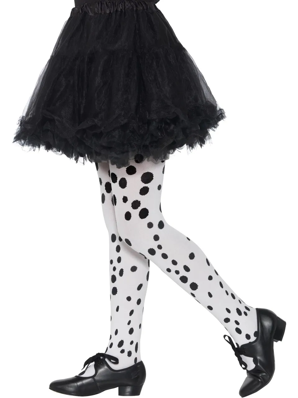 smiffys-fever-dalmatiner-strumpfhose-kinder-wei image 1