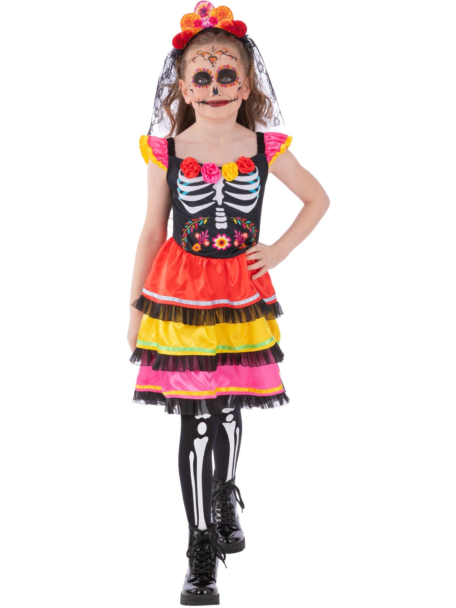smiffys-fever-m-dchen-day-of-the-dead-kleid-13-14 image 4