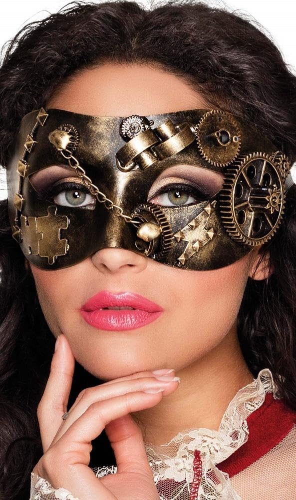 boland-masks-steampunk-augenmaske-bronze-karneval image 4