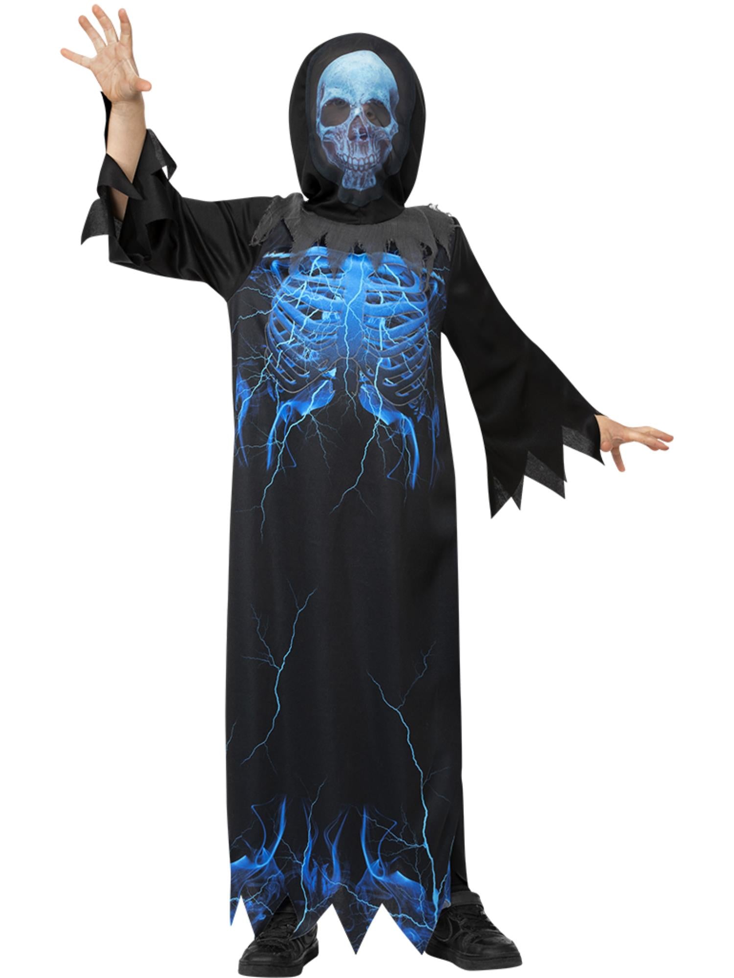 smiffys-fever-midnight-skeleton-reaper-kost-m-kinder-s image 1