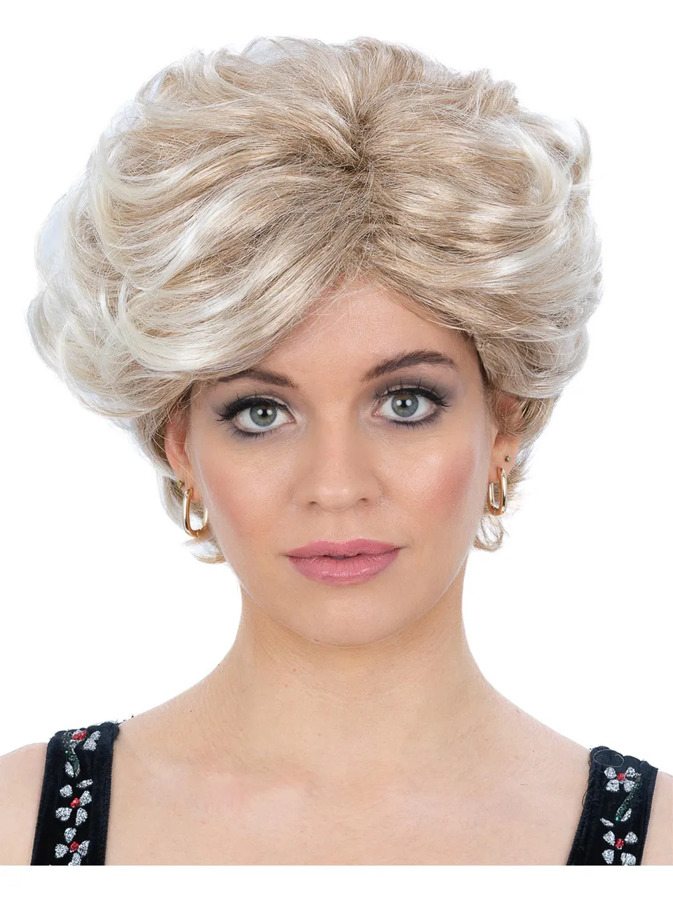 smiffys-90s-peoples-princess-per-cke-blond-kurz-damen image 1