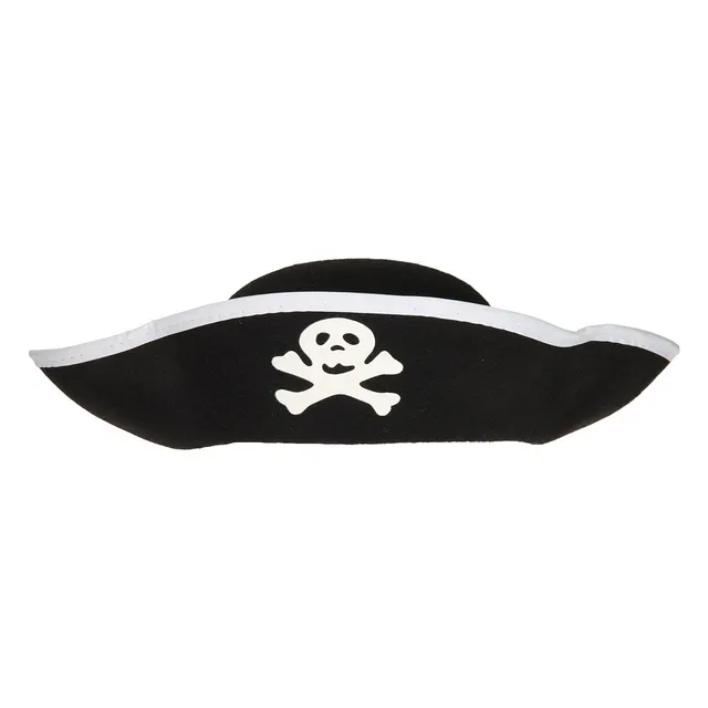 boland-piratenhut-kinder-dreispitz-schwarz-totenkopf image 1