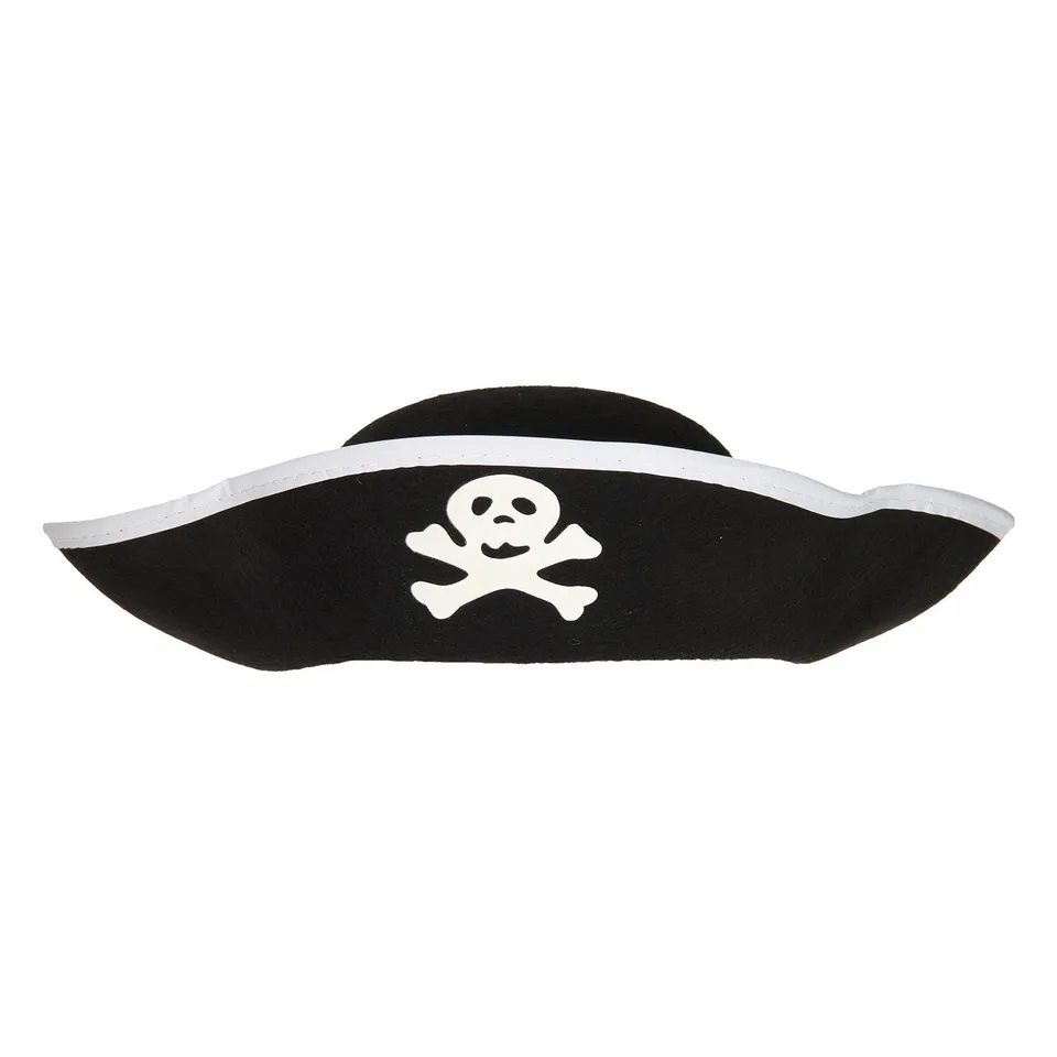 boland-piratenhut-kinder-dreispitz-schwarz-totenkopf image 1