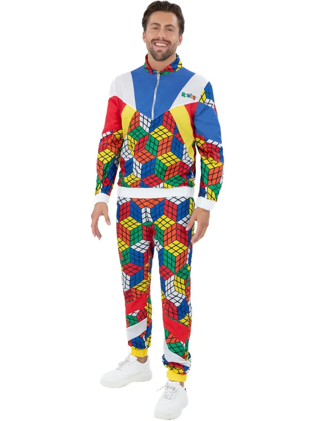 smiffys-stand-out-suits-rubik-s-cube-jogginganzug-herren image 1